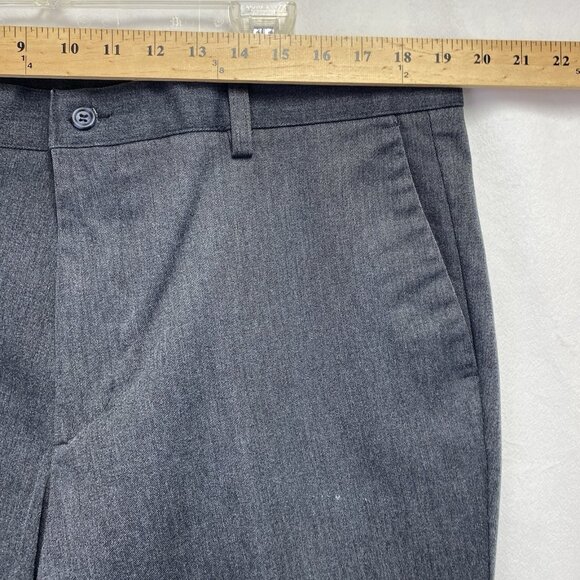 Dockers Individual Fit Waistband Flat Front Classic Fit Pants Men Sz 40x30 Gray - Picture 5 of 16